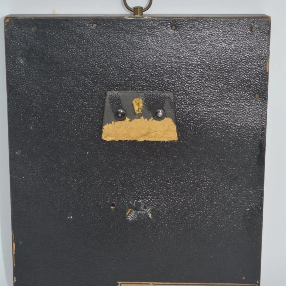 Vtg Antique Reverse Painting Silhouettes Framed C&A Richards Old Heidelberg Inn